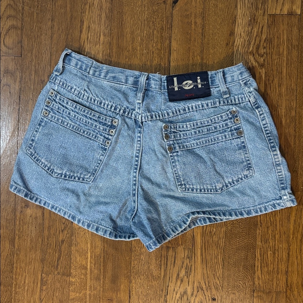 L.E.I. Women’s Jean Shorts, Great Condition! Junior’s Size 7, 100% Cotton - Picture 2 of 11